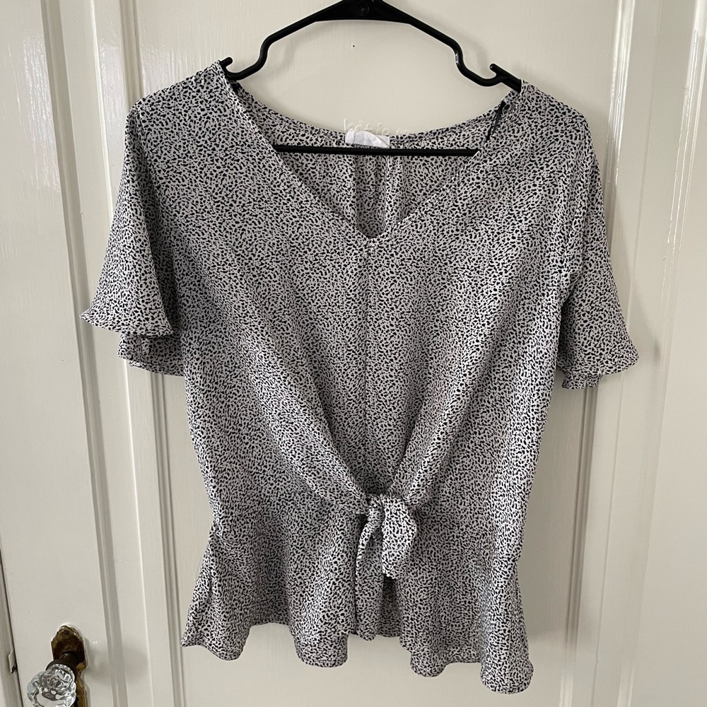 Sienna Sky Tie Front Top